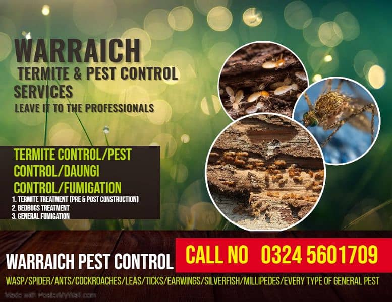 Pest Control Service Disinfection Services Termite Control Services 0