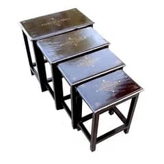 Limited Offer Solid Sheesham(Taali) wood Nesting table set of 4 tables