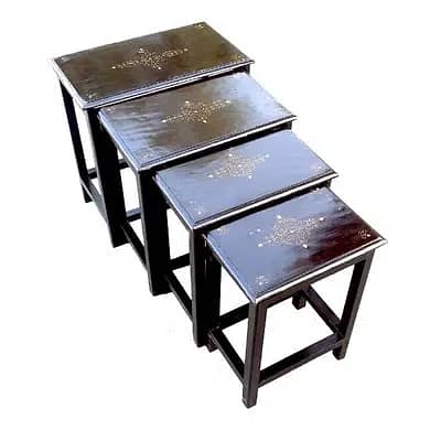 Limited Offer Solid Sheesham(Taali) wood Nesting table set of 4 tables