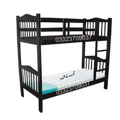 Bunker bed for  kids and adults made with Solid Kikar wood
