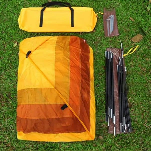 Double layer Water Proof Camp,Changing Room Tent,Chair,Hiking Stick, 15