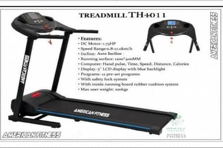 American Fitness Treadmill Fitness Machines & gym Equipment