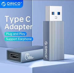 Adapter Cable USB 3.1 Adapter

ORICO OTG Male To Type C Female 10Gbps 0