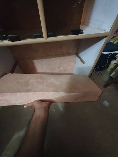 floor book shelf, iron table with adjustable shelfs 3