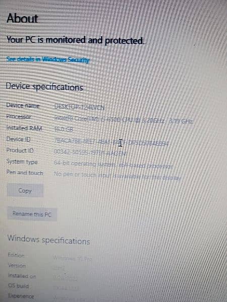 Computer new condition 10