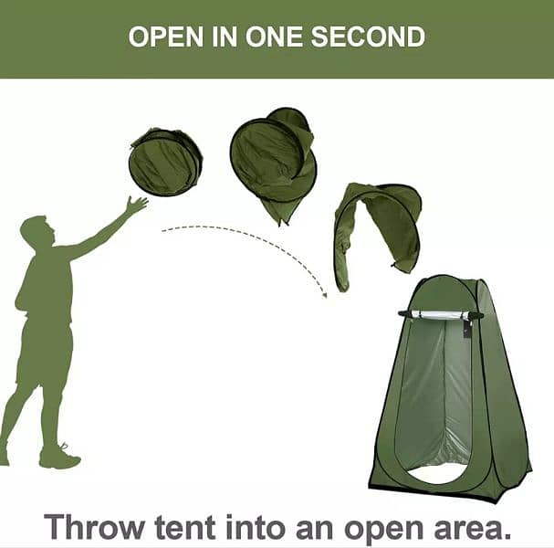 Changing Room Tent,Umbrella,Hiking Camp,Hiking Stick,Sleeping Bag, 3