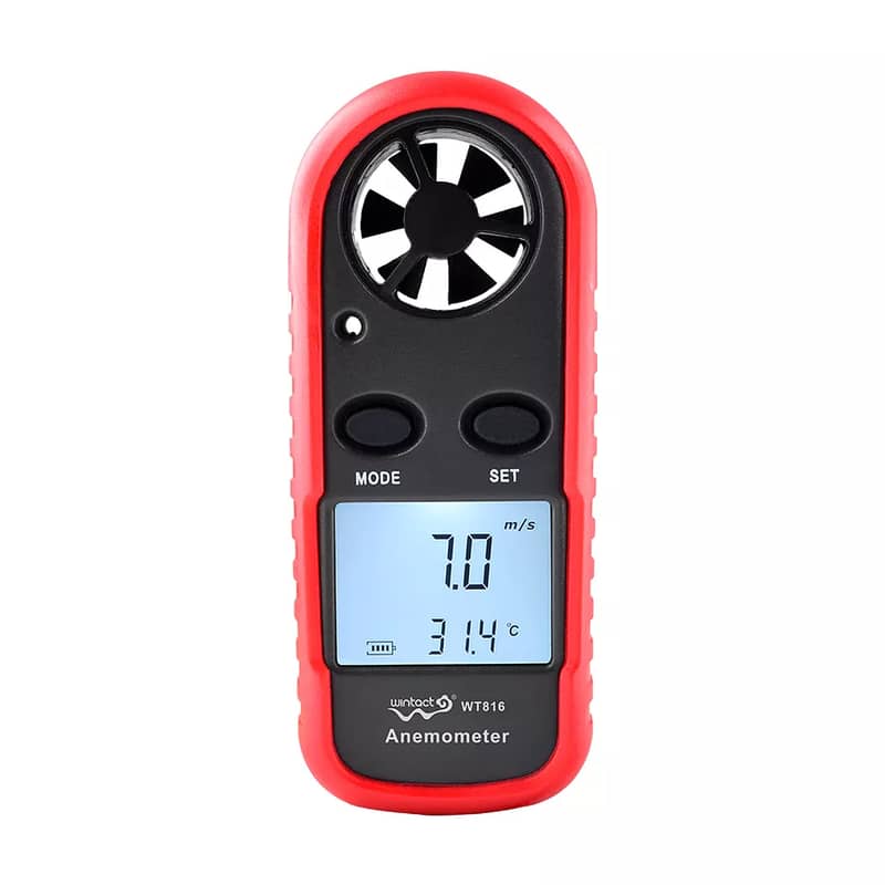 WINTACT WT816 Lightweight, easy to operate digital anemometer 0~30m/s 2