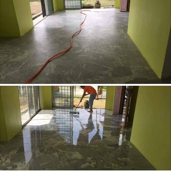 Floor Polish Marble/Chips/tiles/Concrete/Epoxy 5