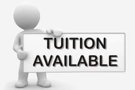 HomeTutor male available for tution class 5 to 8