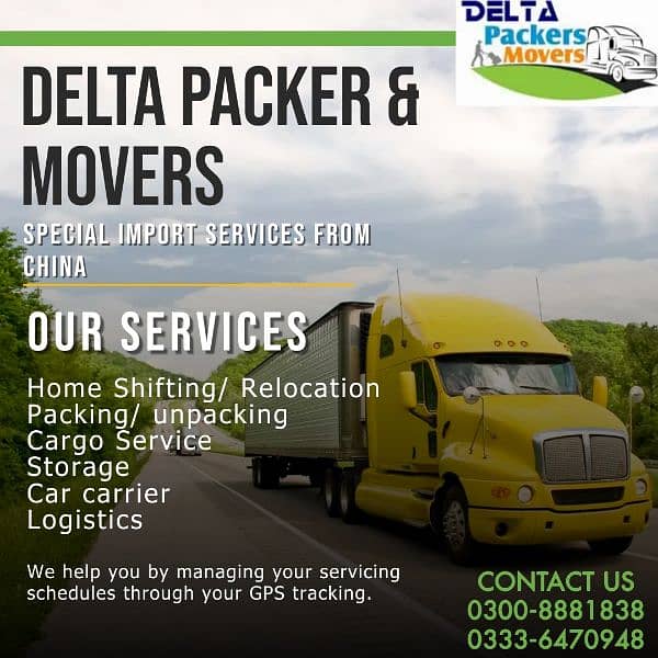 Movers and Packers, Home Shifting, Car Carrier Service, Cargo, Courier 0