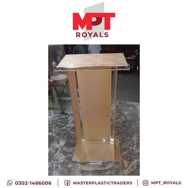 Acrylic Speech Dice / Acrylic Rostrum (03021466006) whatsapp no 4