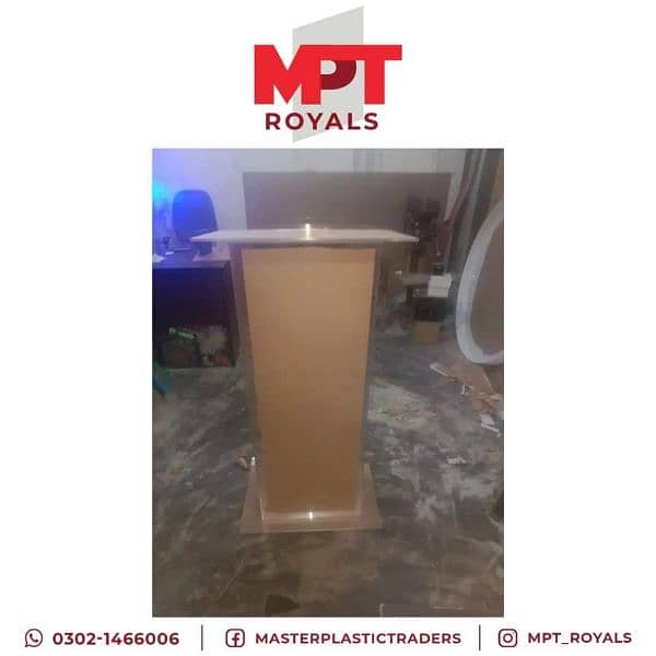 Acrylic Speech Dice / Acrylic Rostrum (03021466006) whatsapp no 8