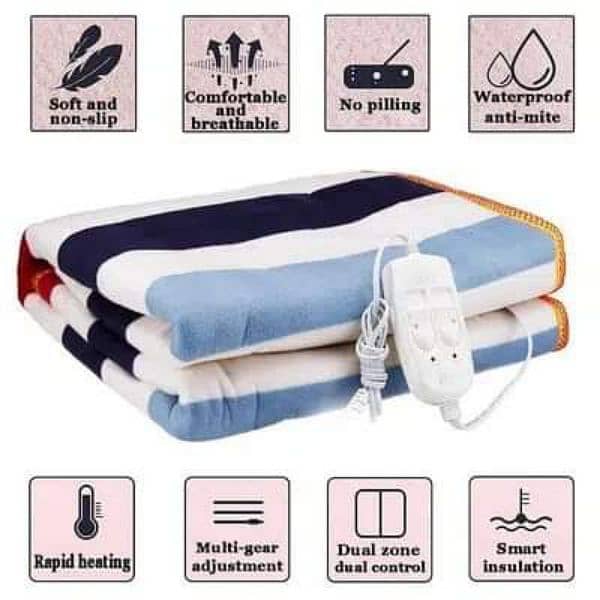 Electric Heating Blanket Mattress Pad Single Person Blanket 0