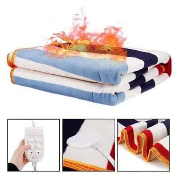 Electric Heating Blanket Mattress Pad Single Person Blanket 1