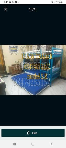 triple bed single,sofa, masterbed Bunk beds bunker 9