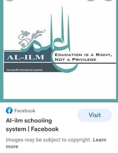 Al-ilm school 13d/3 required eng. female math  teacher