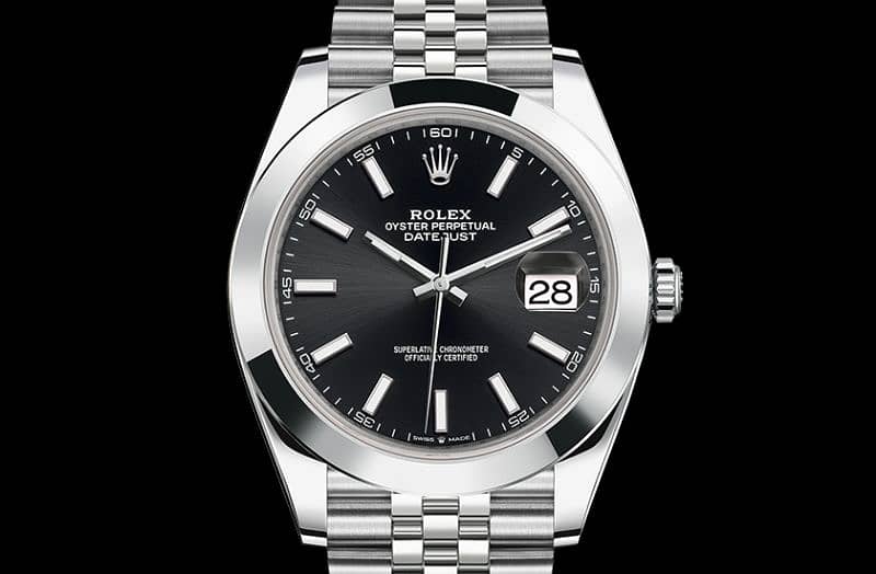 ROLEX DATEJUST AUTOMATIC SAPPHIRE CRYSTAL 41MM 0