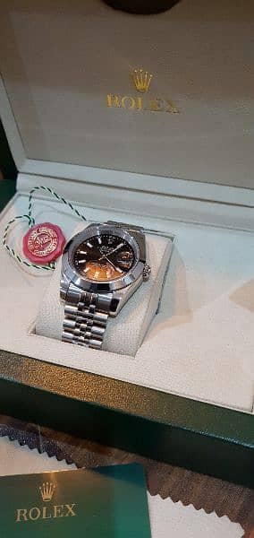ROLEX DATEJUST AUTOMATIC SAPPHIRE CRYSTAL 41MM 3