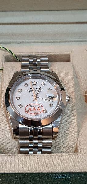 ROLEX DATEJUST AUTOMATIC SAPPHIRE CRYSTAL 41MM 6
