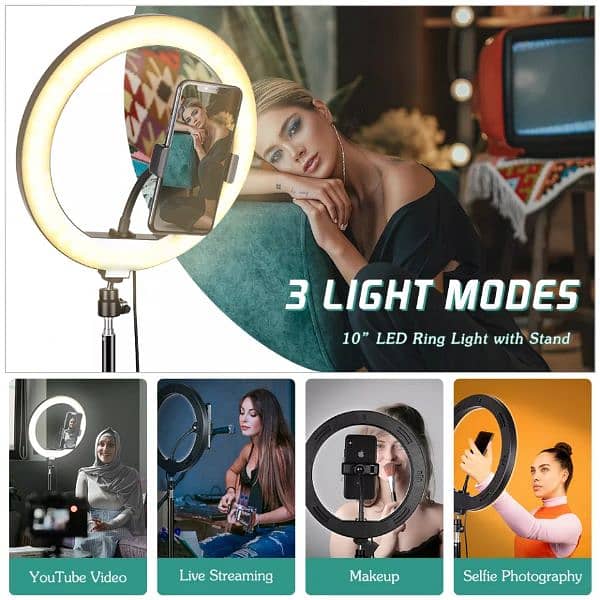 Ring Light With 7 Feet Adjustable Tripod Stand 1