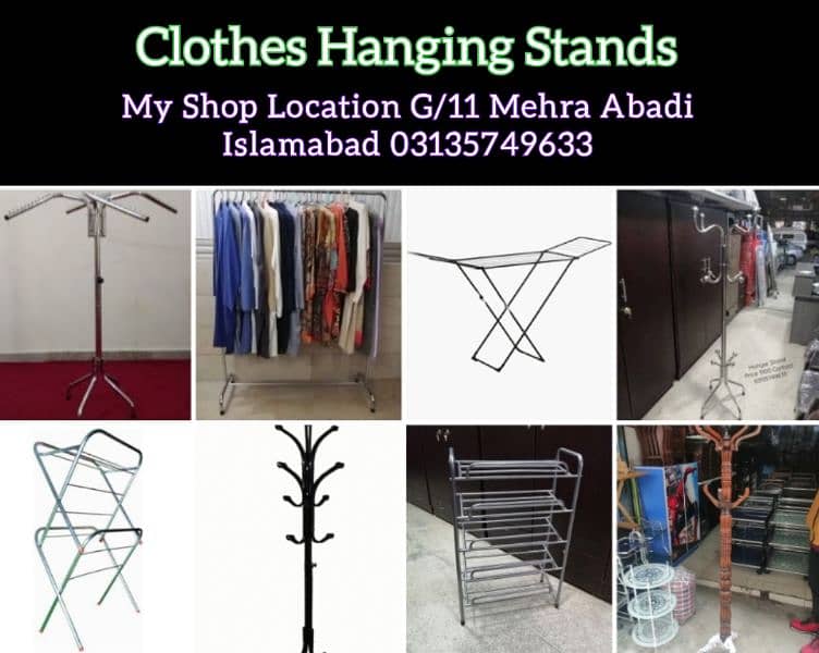 Boutique & Clothes Hanging Stand ( New ) 5