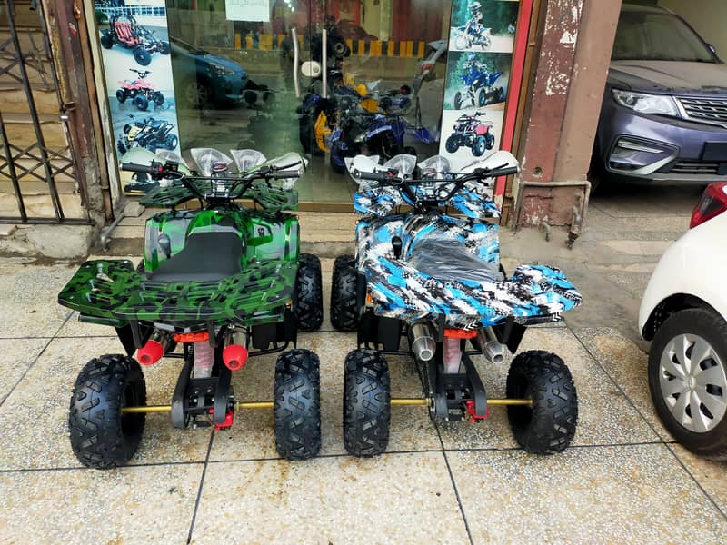 New Model Luxury 125cc Atv Quad With Reverse Gear Delivery In All Pak 2