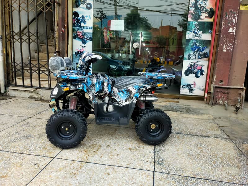 New Model Luxury 125cc Atv Quad With Reverse Gear Delivery In All Pak 4