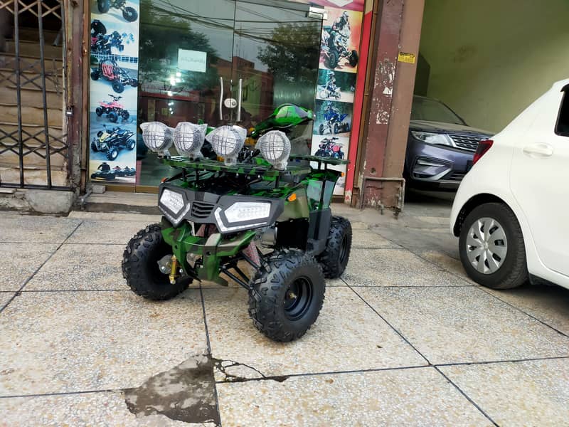 New Model Luxury 125cc Atv Quad With Reverse Gear Delivery In All Pak 6
