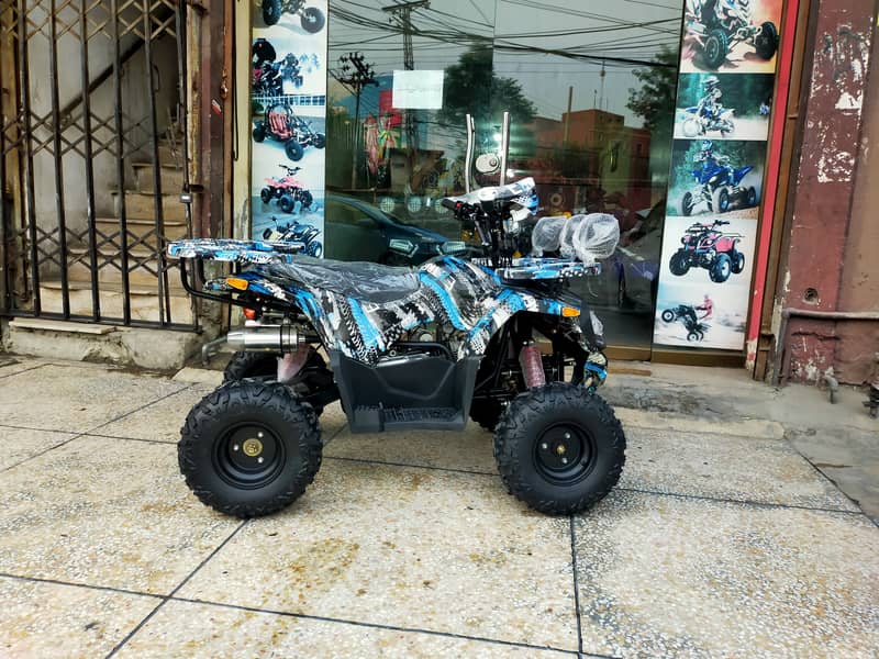 New Model Luxury 125cc Atv Quad With Reverse Gear Delivery In All Pak 7
