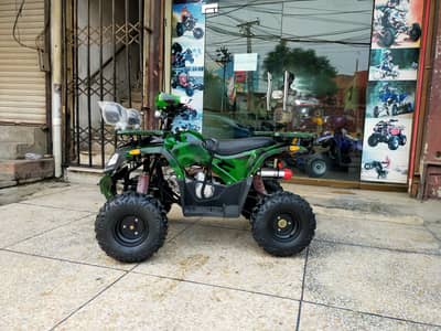 New Model Luxury 125cc Atv Quad With Reverse Gear Delivery In All Pak 10
