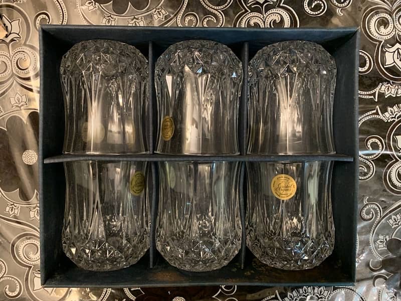 Cristal d’Arques Paris - Crystal glasses (x6) 0