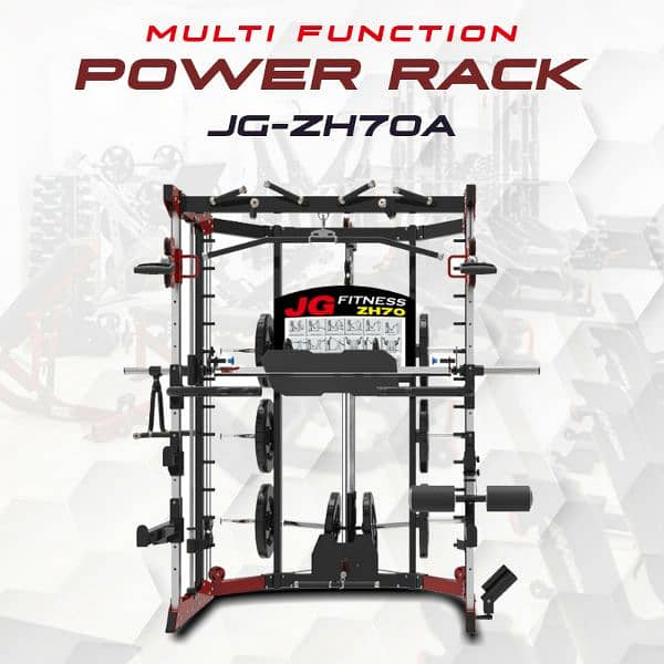 MULTI FUNCTION POWER RACK FITNESS MACHINE 0