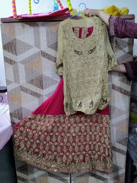 Bridal dress/wedding dress/mehndi bridal lehnga/designer bridal dress 1