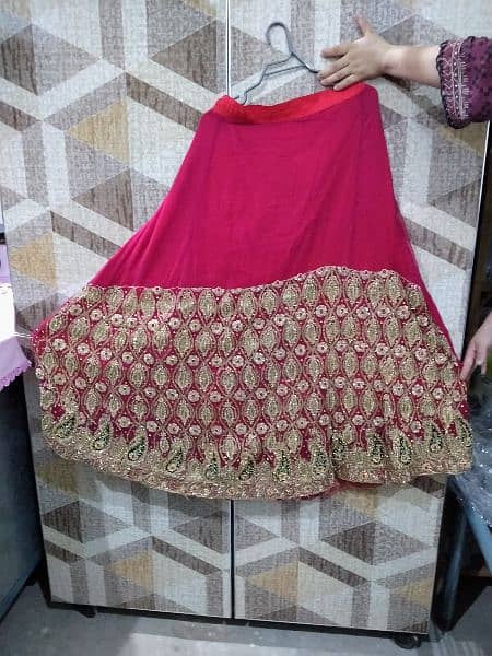 Bridal dress/wedding dress/mehndi bridal lehnga/designer bridal dress 8