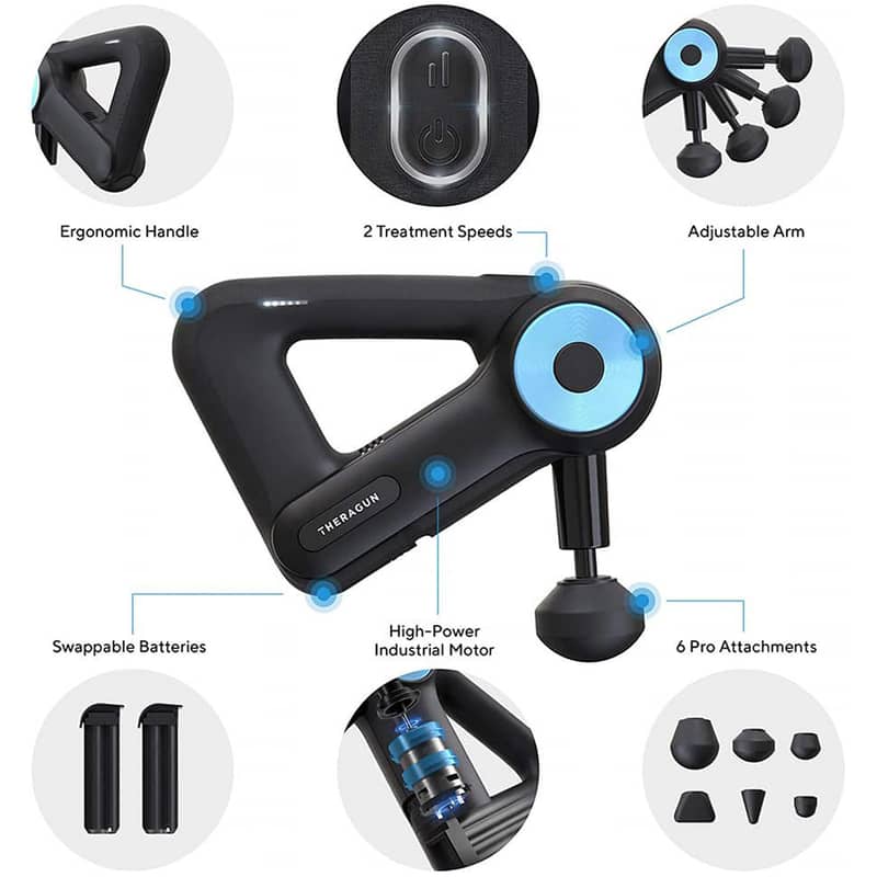 Original Blueidea Massage Gun Deep Muscle Massager Machine BLD-8890 9