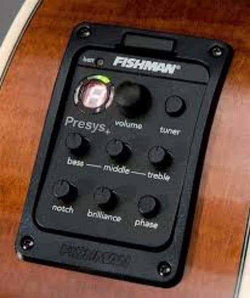 New Fishman presys 6band equilizer pickup for your acoustic guitar 1