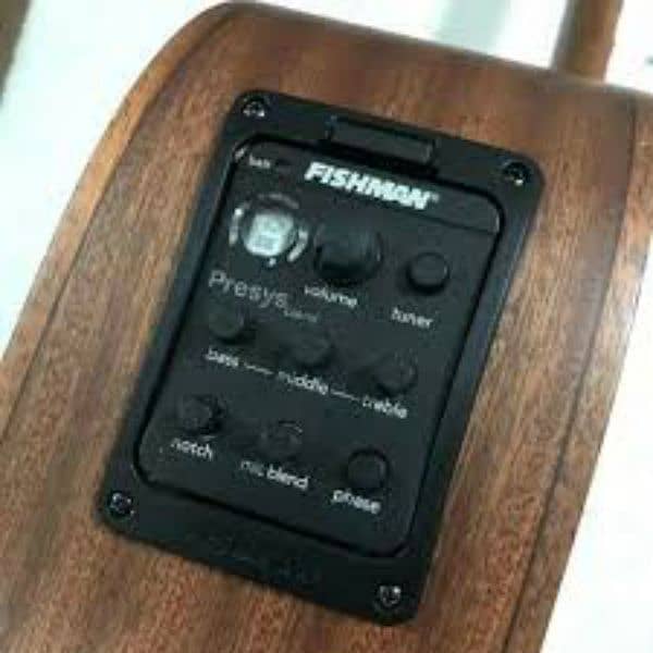 New Fishman presys 6band equilizer pickup for your acoustic guitar 3