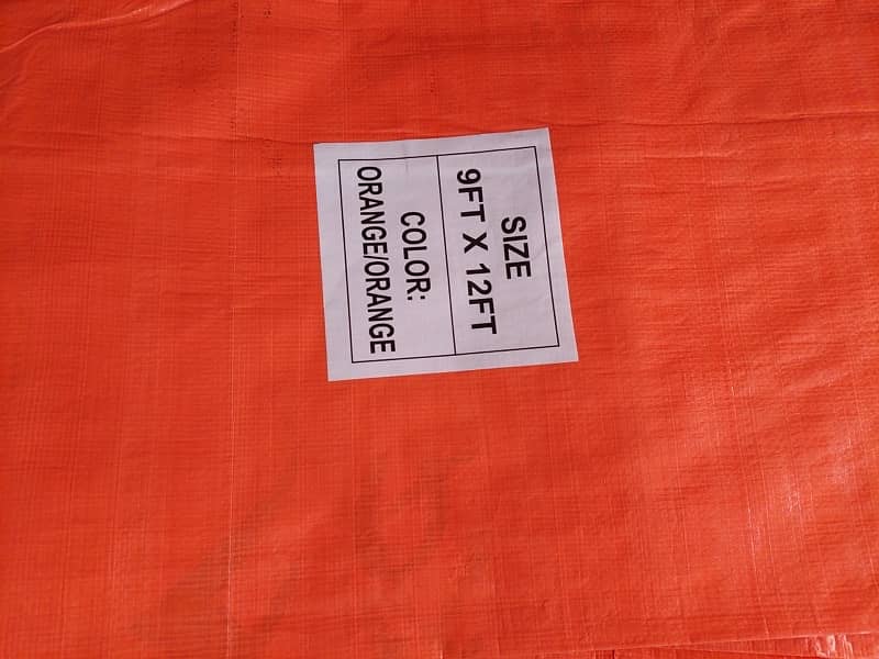 Orange Water Proof Plastic Tarpal,Tarpal,Green Net,Plastic Tarpal,Tent 1