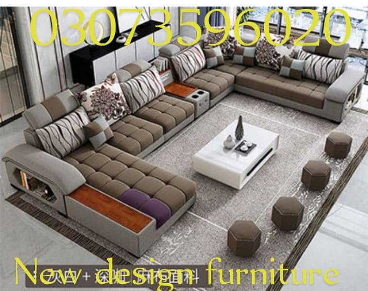 tv lonch sofa u shep full setting for sale 4