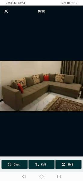 Beautiful L shape sofa set only on Al Muslim Furnitures 3