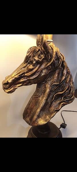 Trophy horse lamp and sculpture 1