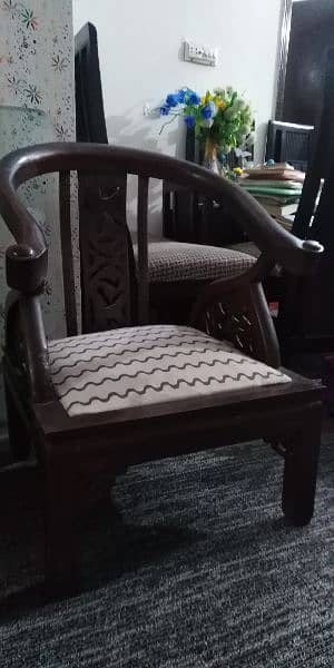 Wooden Sofa Set for Sale 3