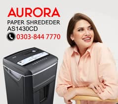 Aurora Paper Shredder AS1430CD Shrader, office equipment,  Shreder