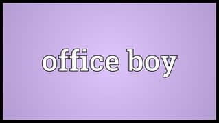 urgent need office boy