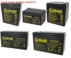 Dry Battery 6V 6Ah & 12V 4.5Ah 5Ah 7Ah 9Ah 12Ah