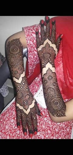 Bridal Mehndi Work