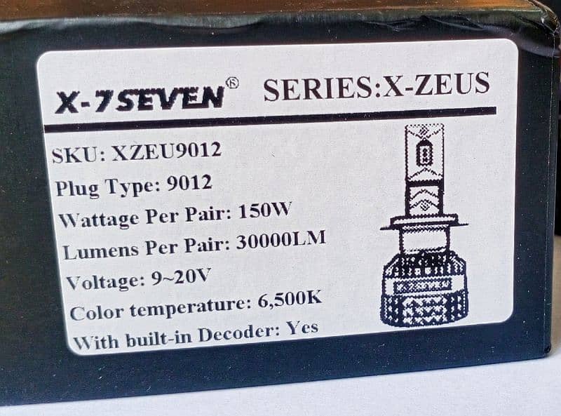 x-7seven LED lights USA One Year warranty 10