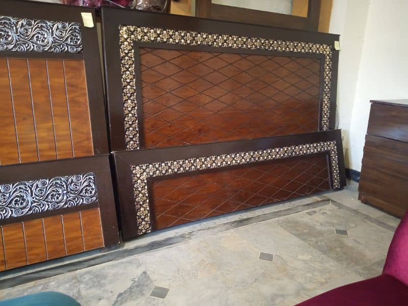 Bed set / King Size bed / Double Bed / Wooden bed 3