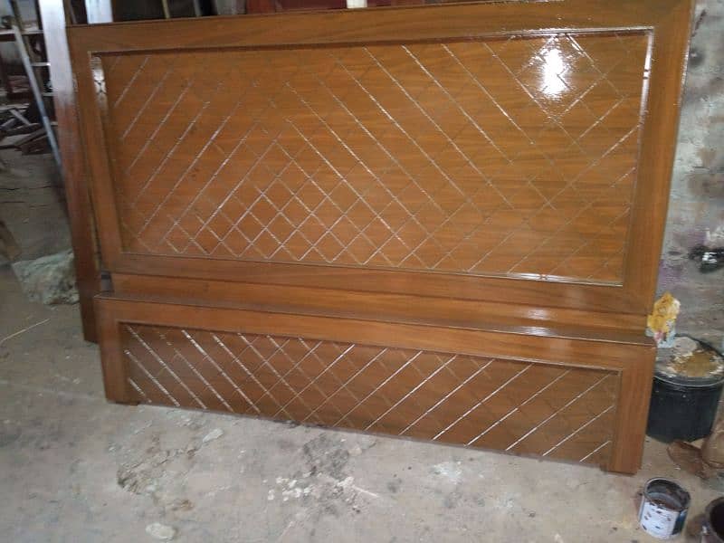 Bed set / King Size bed / Double Bed / Wooden bed 4