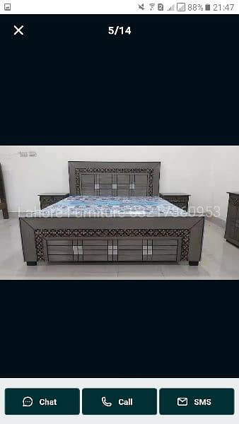 Bed set / King Size bed / Double Bed / Wooden bed 7